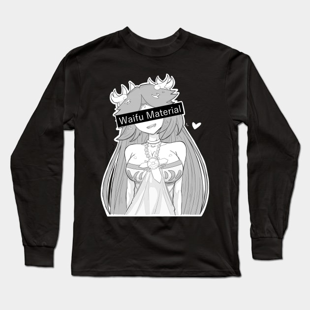 Besto Waifu Long Sleeve T-Shirt by MauLegend